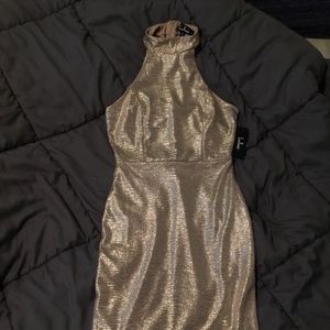 Gold dress size small